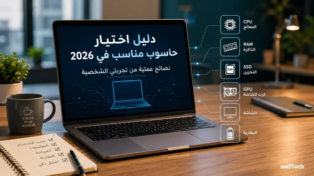 دليل اختيار حاسوب مناسب في 2026: نصائح عملية من تجربتي الشخصية