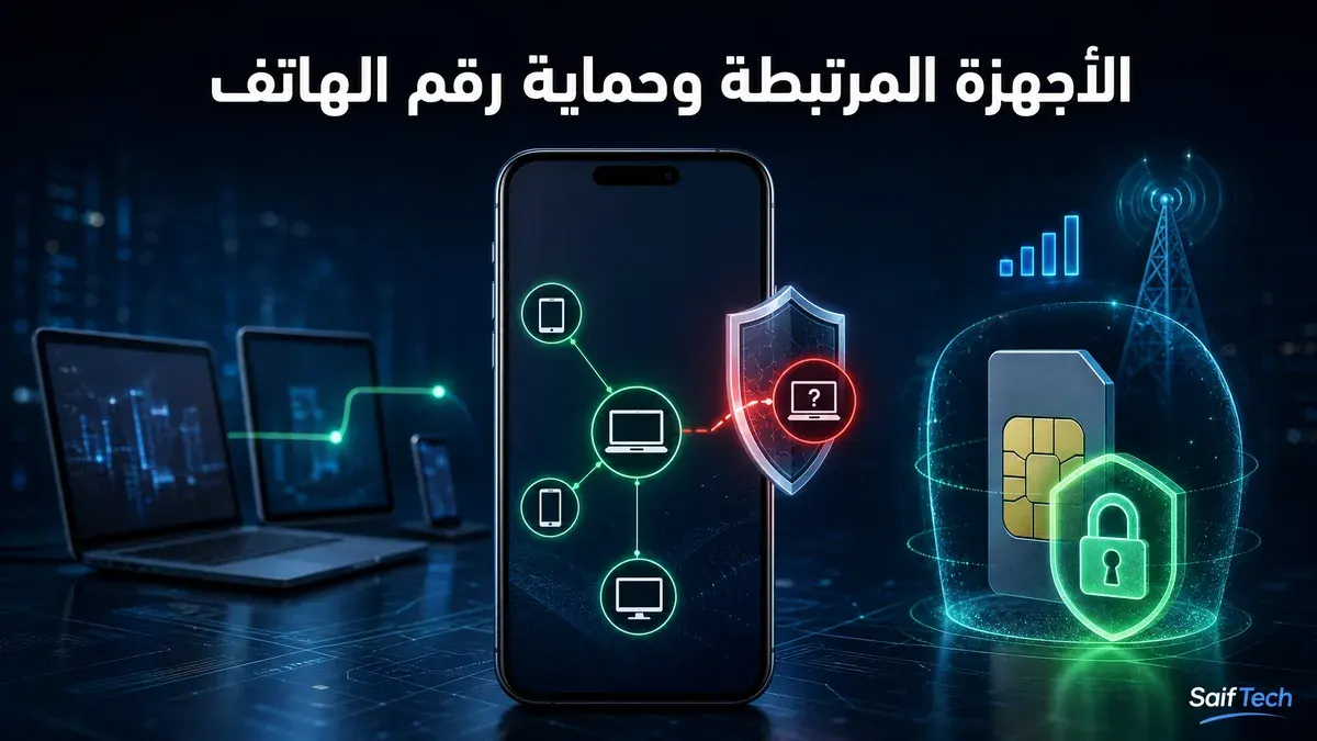 مراجعة الأجهزة المرتبطة بحساب واتساب وحماية رقم الهاتف من تبديل شريحة SIM
