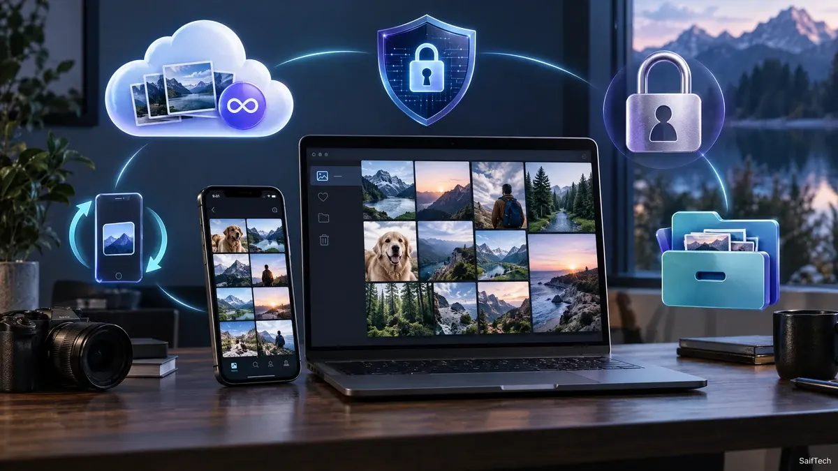 أفضل بدائل جوجل فوتوز المجانية في 2026: مساحة أكبر وخصوصية أفضل لصورك مقارنة بدائل Google Photos من حيث مساحة التخزين والخصوصية والنسخ الاحتياطي