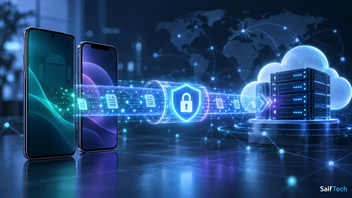 استخدام Private DNS لإنشاء اتصال DNS مشفّر من الهاتف إلى خادم موثوق

