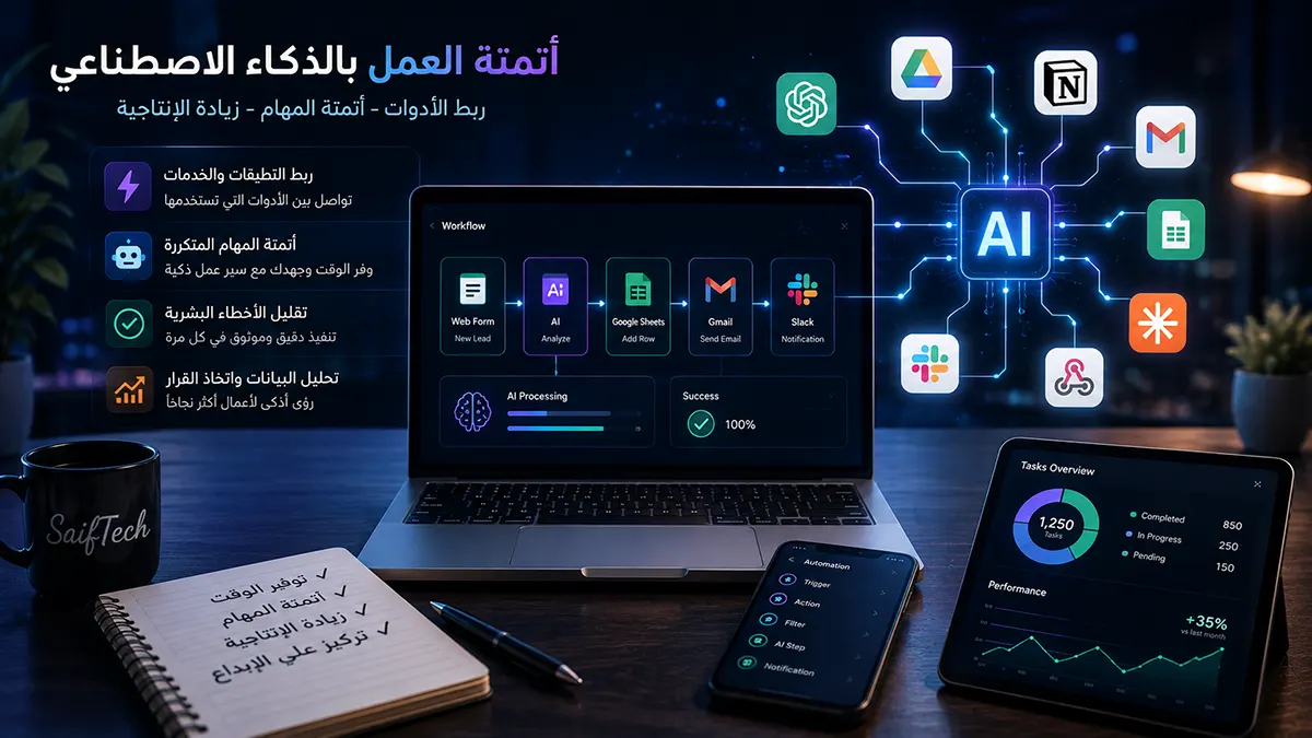 أفضل أدوات الذكاء الاصطناعي في 2026: 15 أداة مجانية ومدفوعة تستحق التجربة أفضل أدوات الذكاء الاصطناعي في 2026: 15 أداة مجانية ومدفوعة تستحق التجربة